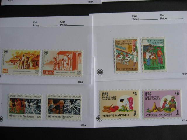 UN Vienna collection MNH sets mostly 1996-7 stuff!