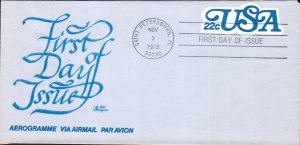 #UC51 USA Aerogram Bazaar FDC