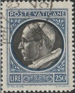 Vatican City, #96  Used From 1945