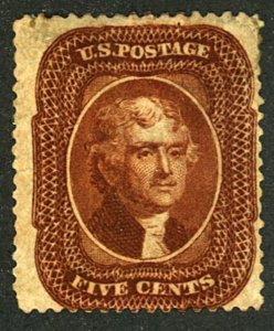 U.S. #30 MINT OG HR THINS