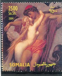 Somalia 2004 FREDERIC LEIGHTON Nudes Paintings 1 value Perforated Mint (NH)