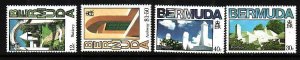 Bermuda-Sc#461-4- id6-unused NH set-Architecture-1985-