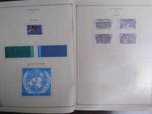 collection on pages Great Britain Guernsey 1995-2001 HX: CV $60