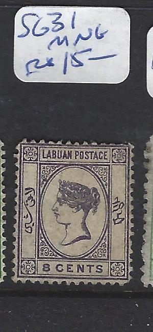 LABUAN   (PP2307B)  QV 8C   CAMEO  SG 31    MNG