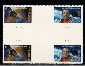 UNITED STATES SC# 4527-28 CROSS GUTTER BLK/4 VF/NH