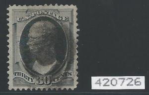 Scott 165, Used, 1873-5 Continental Banknote Issue (156-6...