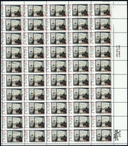 1433, Mint 8¢ NH Large Color Shift Error Sheet of 50 Stamps - Stuart Katz