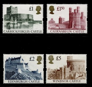 Great Britain #1445-1457, 1448 Castles MNH