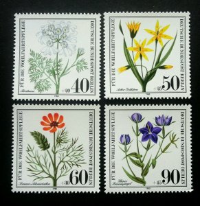 Germany Berlin Endangered Wild Herbs 1980 Flower Plant Flora (stamp) MNH