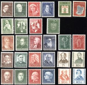 GERMANY Deutsche BundesPost SC# B320-B3347 Stamps Postage Collection MINT LH