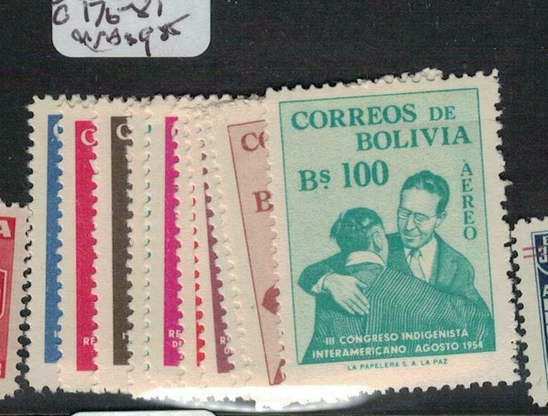 Bolivia SC 384-7 C176-87 MNH 6ecg