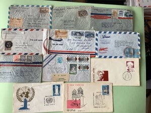 Uruguay collection of 11 postal items  Ref A822