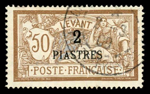 French Offices Abroad - Levant 35 Used