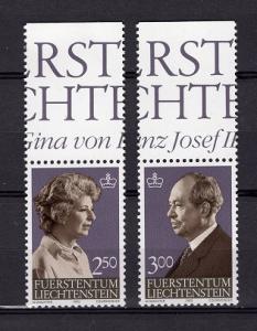 Liechtenstein  #767-768  1983  MNH  Princess Gina  Prince Josph II