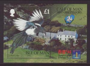 Isle of Man 508 Bird Souvenir Sheet MNH VF