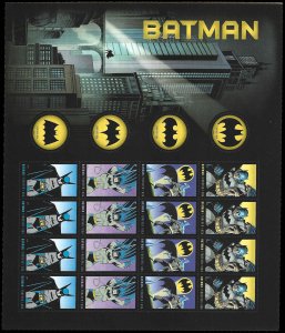 PCBstamps   US #4928/4935 Sheet $9.80(20x{49})Batman, MNH, (7)