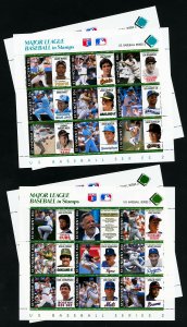 St Vincent Baseball Souvenir Stamp Sheets