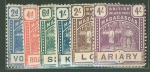 Madagascar (British Consular & Inland Mail) # Unused Single (Complete Set)