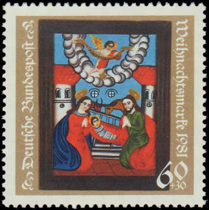 Germany #B593, Complete Set, 1981, Art, Religion, Never Hinged