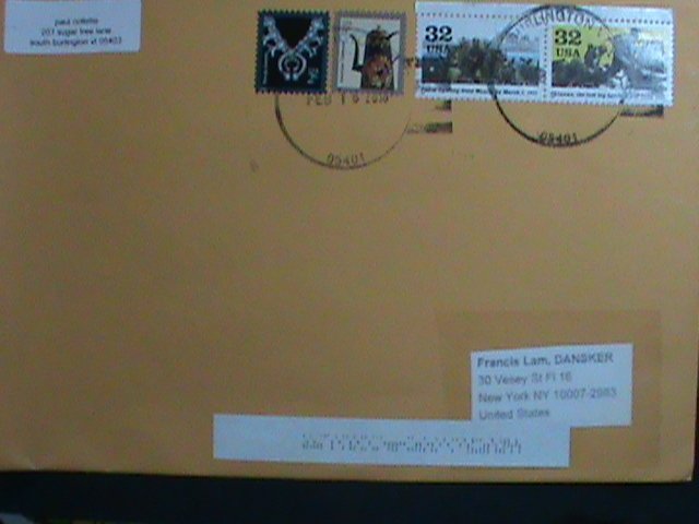 ​UNITED STATES- 2010-COMMERCIAL COVER-WITH STAMPS-VERY FINE