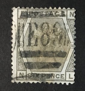 Great Britain Sc. #62 used, plate 16