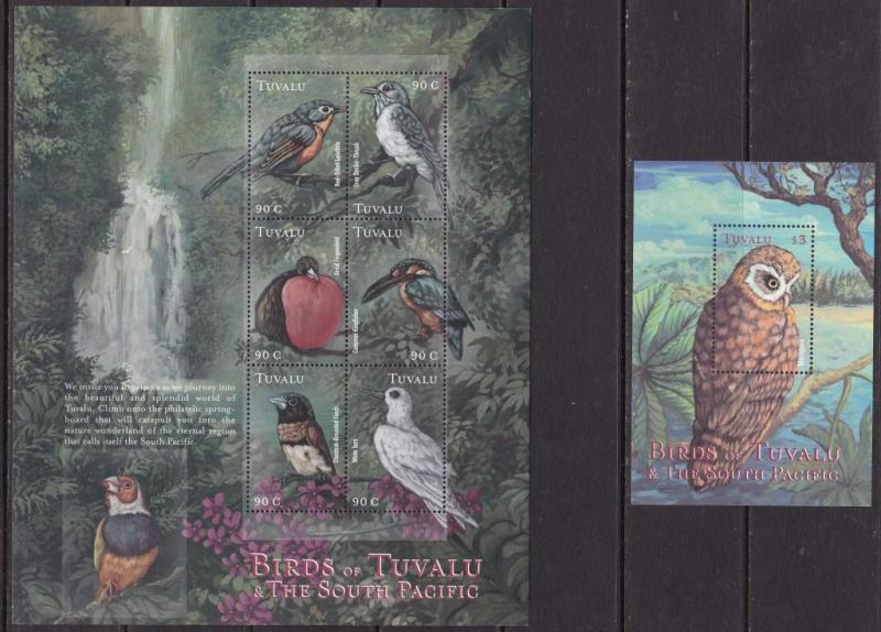 Tuvalu, Fauna, Birds of Tuvalu MNH / 2000