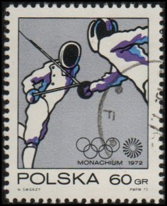 Poland 1881 - Cto - 60g Olympics / Fencing (1972)