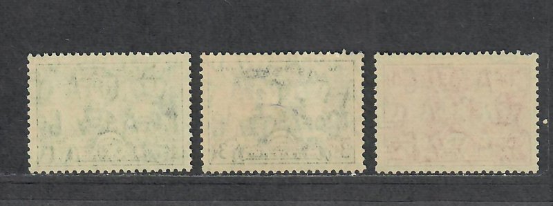 Australia Sc#159-161 M/NH/VF, Cv. $36.40