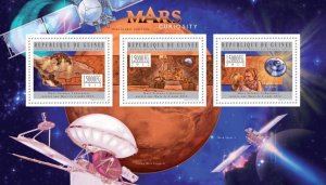 GUINEA - 2012 - Mars Curiosity #1 - Perf 3v Sheet - Mint Never Hinged