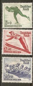 Germany B79-81 Mi 600-02 MLH VF 1935 SCV $8.10