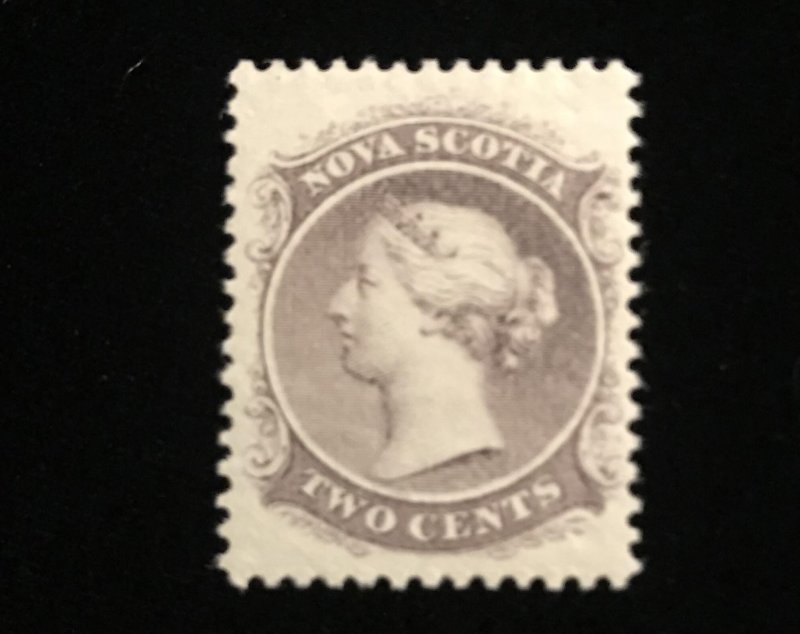 Nova Scotia Scott #9, Mint Hinged, O.G. VF Centering