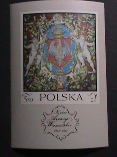 POLAND-FAMOUS PAINTING BY ARRASY WAWELSKIE IMPERF- MNH S/S-VERY FINE