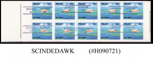 PALAU - 1989 AIRCRAFT / AVIATION - AIR MAIL STAMP - BOOKLET - USED