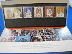 UNITED NATIONS  -  1984 FUTURE FOR REFUGEES PRESENTATION PACK    MNH 