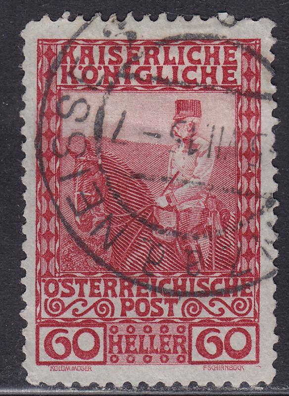 Austria 122 Franz Josef on Horseback 60h 1908