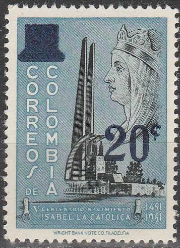 Colombia #693  MNH (S9580)