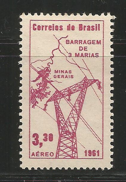 BRAZIL, C105, MINT HINGED, POWER LINES