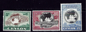 Ceylon 304-05 MLH 1949 UPU