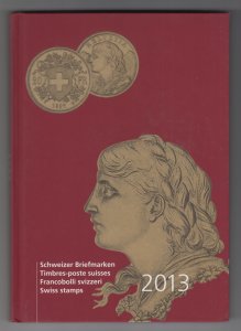 Switzerland 2013 Complete Yearbook MNH (with all stamps and blocks issued)