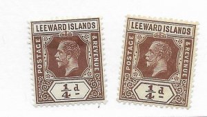 Leeward Islands #61 MH - Stamp - CAT VALUE $2.50ea PICK ONE