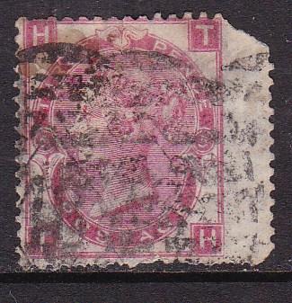 Great Britain 1867 3d rose Plate-5 QV Wing Margin Copy  FINE/(0)