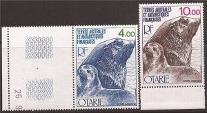 Fr. Southern & Antarctic Territory - 1977-9 Sea Lion & Cub - 2 Stamp Set #C47-8