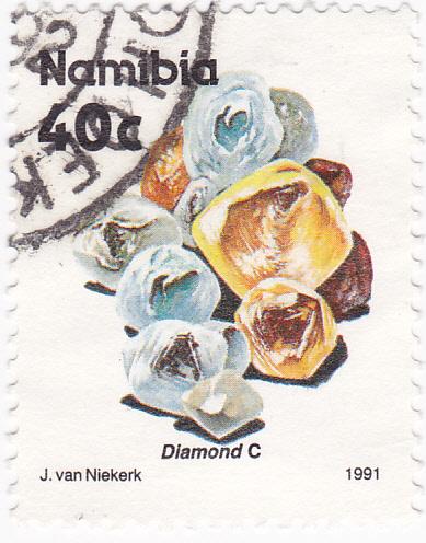 Namibia 1991 Minerals \Diamonds\ Used-40c SG 561