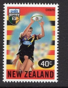 New Zealand #1586d MNH from sheet. 1999 Chiefs catching