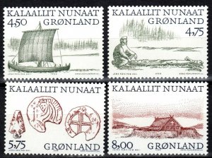 Greenland #351-4  MNH  CV $8.75 (V5227)