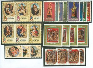 Aitutaki #104-109/208-211/271- Mint (NH) Single (Complete Set)