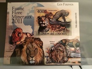 Comoro Islands 2009 Lions Panthers mint never hinged stamp sheet R24075