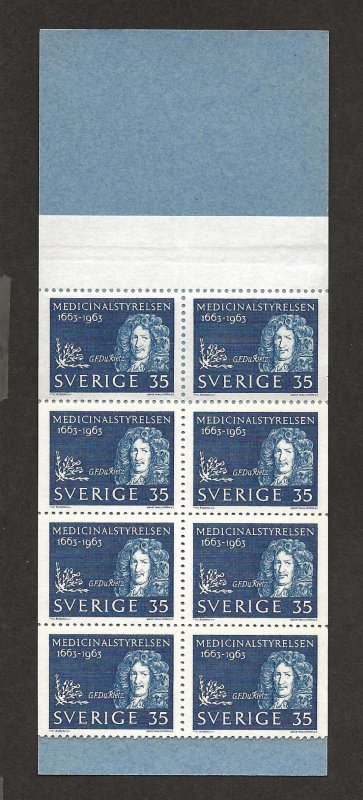 SWEDEN SC# 633a COMP BKLT/20 FVF/MNH 1963
