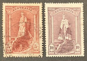 Australia Scott# 177-8 used