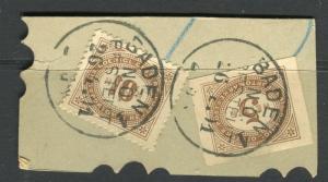 AUSTRIA;  1899 early Postage Due issue fine used perf  Postmark PIECE